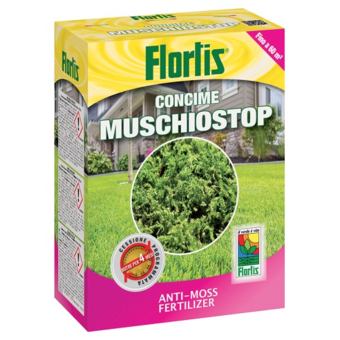 Concime granulare minerale semplice muschiostop 1500 g Flortis