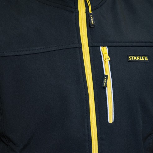 Giacca da lavoro softshell Stanley gilet smanicato zip tasca frontale