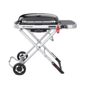 Barbecue-gas-Weber-Traveler-nero-chiusura-coperchio