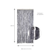 Tenda per porta esterna 23 fili L100xH220cm grigio Verdelook