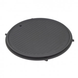 Piastra di cottura in ghisa rotonda per BBQ Fireplus carbone
