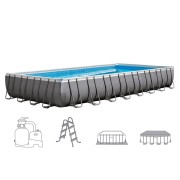 Piscina rettangolare Ultra XTR Frame 975x488xh132cm Intex 26374