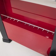 Barbecue a gas 5+1 fuochi FirePlus Master Cook rosso porta spezie