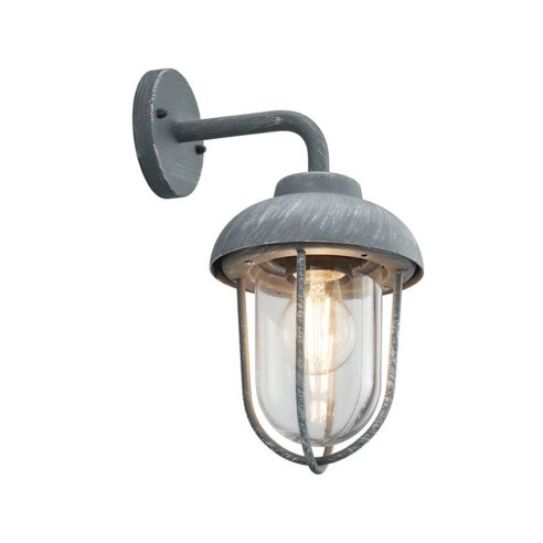 Lampada esterna da parete Duero 1xE27 calcestruzzo