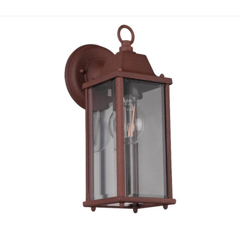 Lampada esterna da parete Olona 1xE27 ruggine