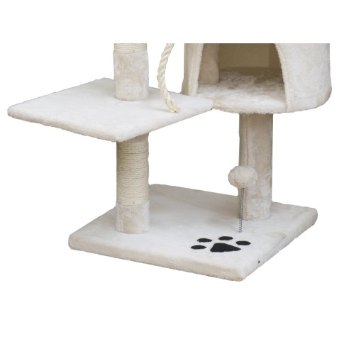 Tiragraffi per gatto alto 112cm graffiatoio gioco 709