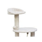 Tiragraffi per gatto alto 112cm graffiatoio gioco 709