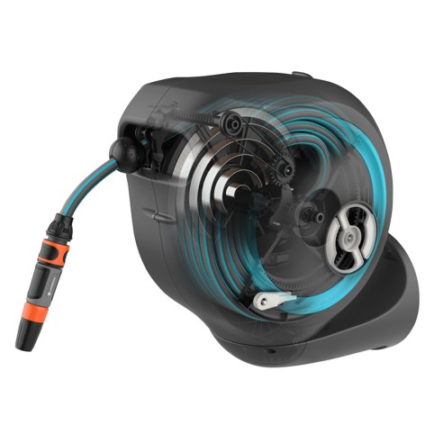 Avvolgitubo a parete RollUp S automatico 15 metri 18600-20 Roll control
