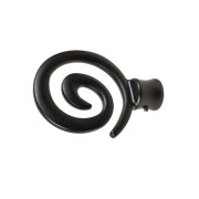 pomolo spirale nero errebi