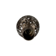 pomolo bastone tenda boccia fiore errebi bronzo