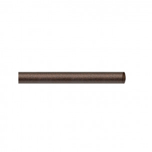 Bastone tende alluminio zama  D. 13 mm ruggine Errebi