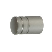 Terminali bastone tenda 2pz modello Cilindro nichel Errebi