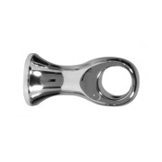 Supporto da 50mm cromo per bastone tenda D. 13mm Errebi