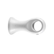 Supporto da 50mm bianco per bastone tenda D. 13mm Errebi