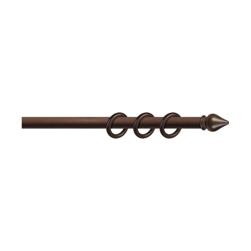 Bastone per tenda in legno D. 28mm Noce Errebi