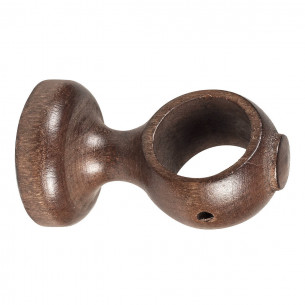 Supporto da 50mm per bastone tende D. 28mm legno Errebi 2