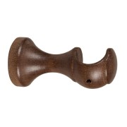 Supporto monoblocco aperto legno noce 8cm Errebi