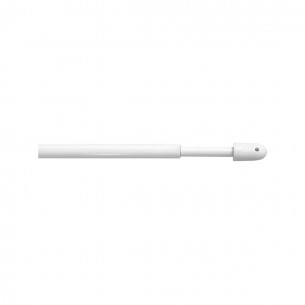 Bacchetta per tende bianco D. 13 mm tonda, a vite Errebi