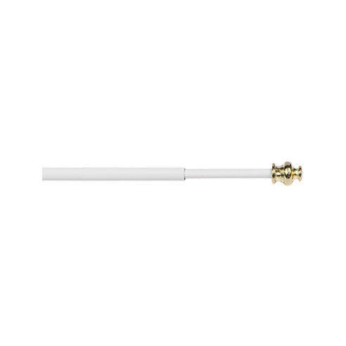Bacchetta per tende bianco-oro D. 11 mm tondo, a vite Errebi
