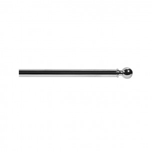 Bacchetta per tende ottone cromato D. 7 mm tonda, a vite Errebi