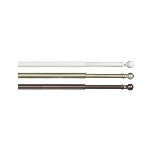 Bacchetta per tende Sfera D. 8 mm tonda, a vite Errebi