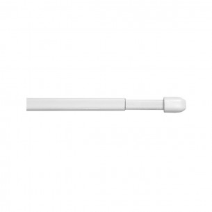 Bacchetta per tende bianco D. 11 mm piatta, a vite Errebi 2