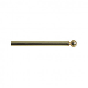 Bacchetta per tende ottone lucido D. 7 mm tonda, a vite Errebi