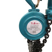 Paranco a catena verricello manuale argano montacarichi 1000 kg Virium CE