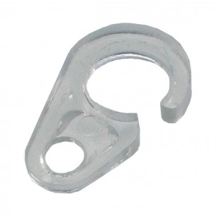 Gancio per anelli tende plastica 8pz Errebi