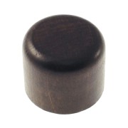 Terminali per bastone tenda legno noce Tappo Errebi