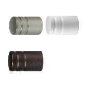 Terminali bastone tenda 2pz modello Cilindro Errebi