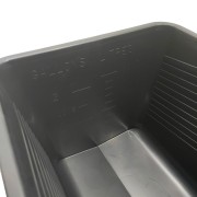 Secchio per idropittture con porta pennello