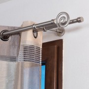 Supporto doppio aperto per bastone tende D. 20mm metallo