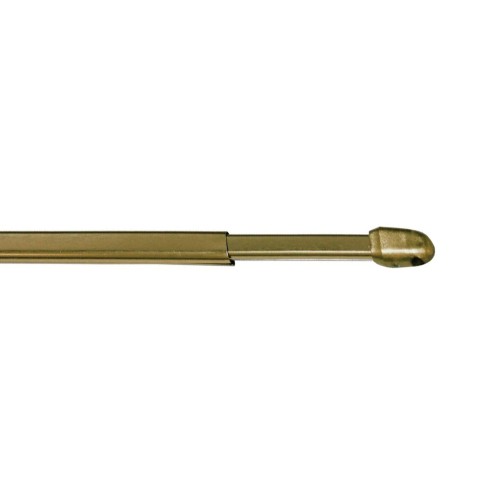 Bacchetta per tende oro D. 11 mm piatta, a vite