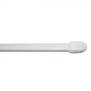 Bacchetta per tende bianco D. 11 mm piatta, a vite Errebi