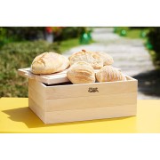 Portapane e tagliere per pane in legno Casa Collection