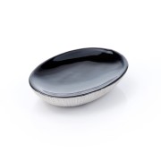 Gedy Naomi portasapone ceramica grigio chiaro