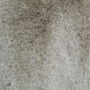 Tappeto Fur Beige in pelliccia sintetica Sobel 2