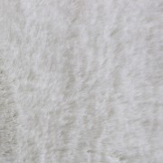 Tappeto Fur White in pelliccia sintetica Sobel