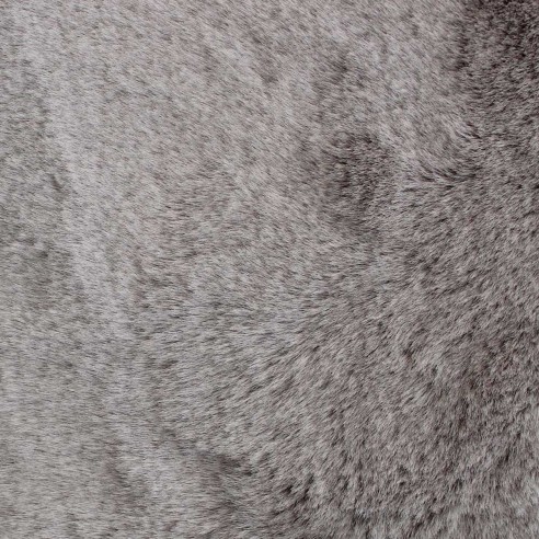 Tappeto Fur Grey in pelliccia sintetica dettaglio Sobel