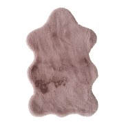 Tappeto Fur Pink in pelliccia sintetica Sobel