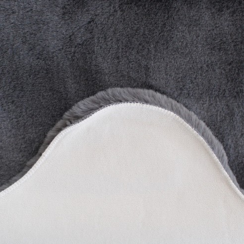 Tappeto Fur Charcoal in pelliccia sintetica Sobel dettaglio
