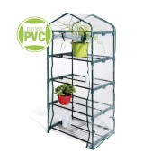 Serra da giardino e terrazzo Verdelook 4 ripiani L69xP49xH157cm