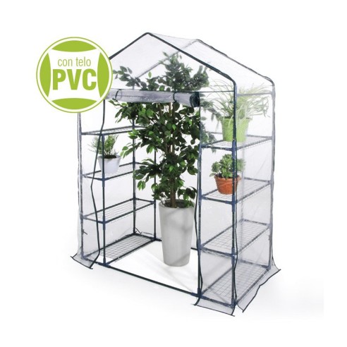 Serra da giardino Verdelook 8 ripiani L140xP72,5xH195cm