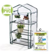 Serra da balcone e terrazzo Verdelook 3 ripiani + 1 telo di ricambio