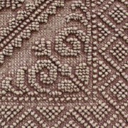 Tappeto bagno Palau in cotone Terra dettaglio