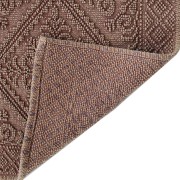 Tappeto bagno Palau in cotone Terra dettaglio