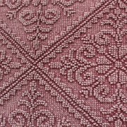 Tappeto bagno Palau in cotone Terra Sobel dettaglio