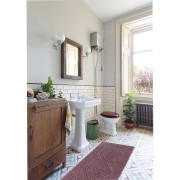 Tappeto bagno Palau in cotone Terra Sobel ambientata