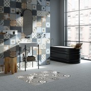 Tappeto Musa grigio chiaro 707W Sobel ambientata